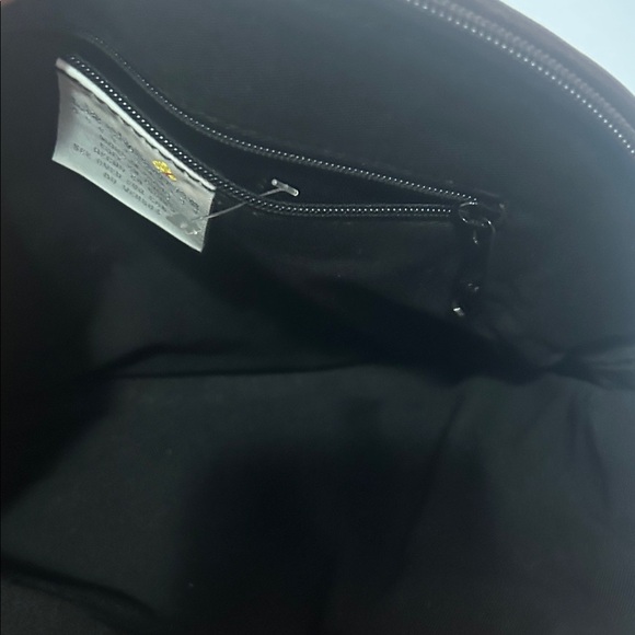 Liz Claiborne Black and Brown Floral Shoulder Bag like new tapestry - Picture 5 of 5